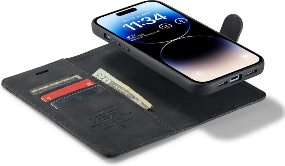 Caseme Bookcase Hoesje iPhone 15 Pro Max