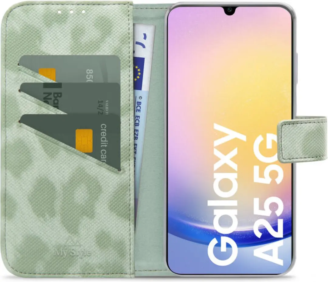 My Style MSFWLT1597 Telefoonhoesje Samsung Galaxy A35 - Groen