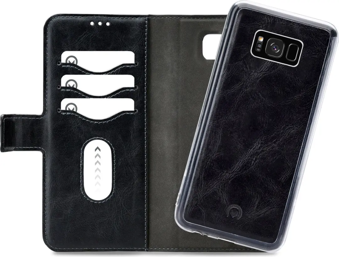 Mobilize Premium 2-in-1 Boekmodel Hoesje Samsung Galaxy S8+ - 3 Pasjes - Zwart