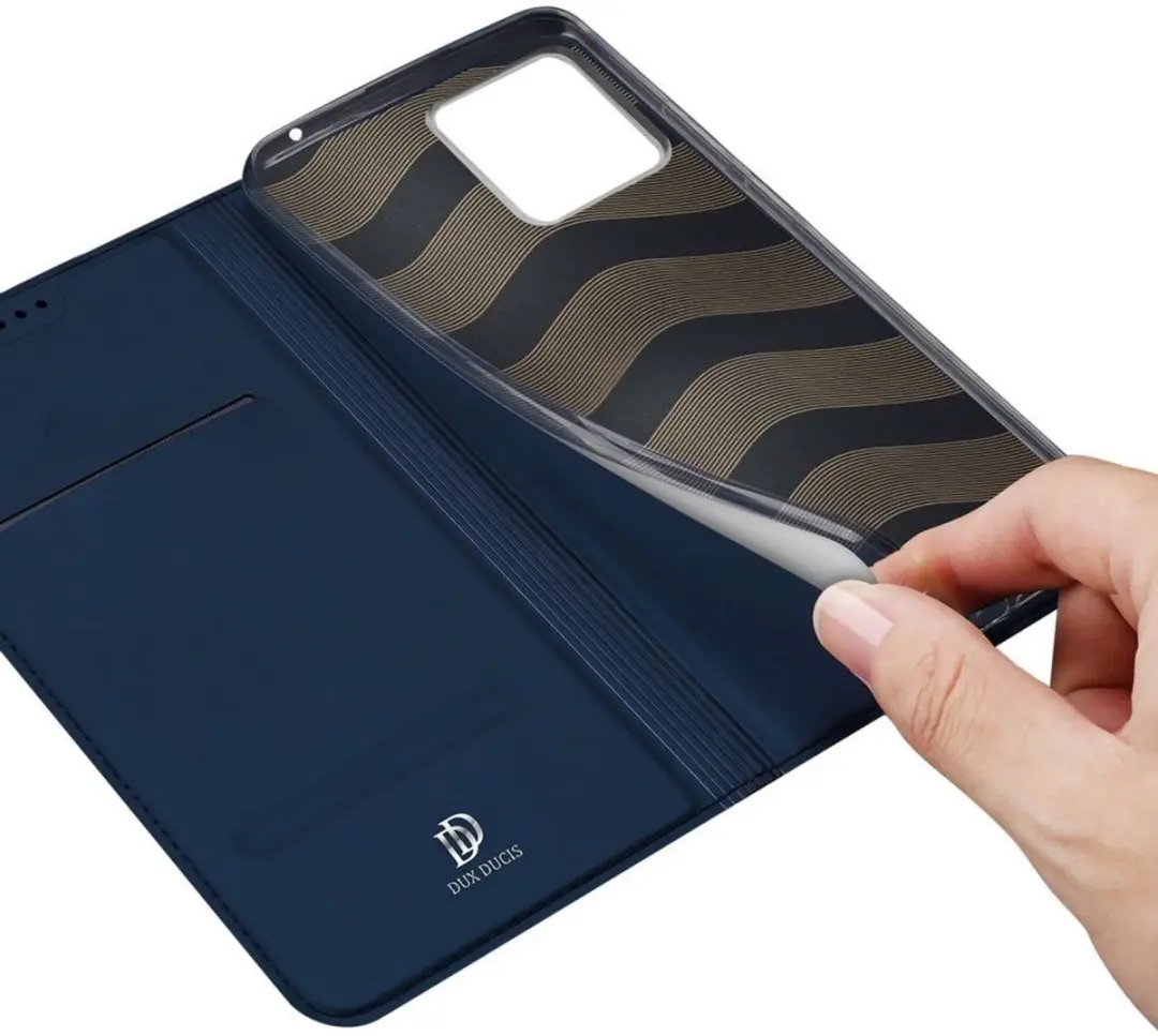 Dux Ducis Skin Pro Moto Edge 30 Ultra Hoesje - Blauw