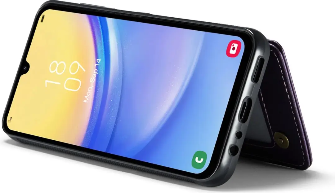 Caseme C22 Hoesje Samsung Galaxy A16 - Paars - 5 Pasjes