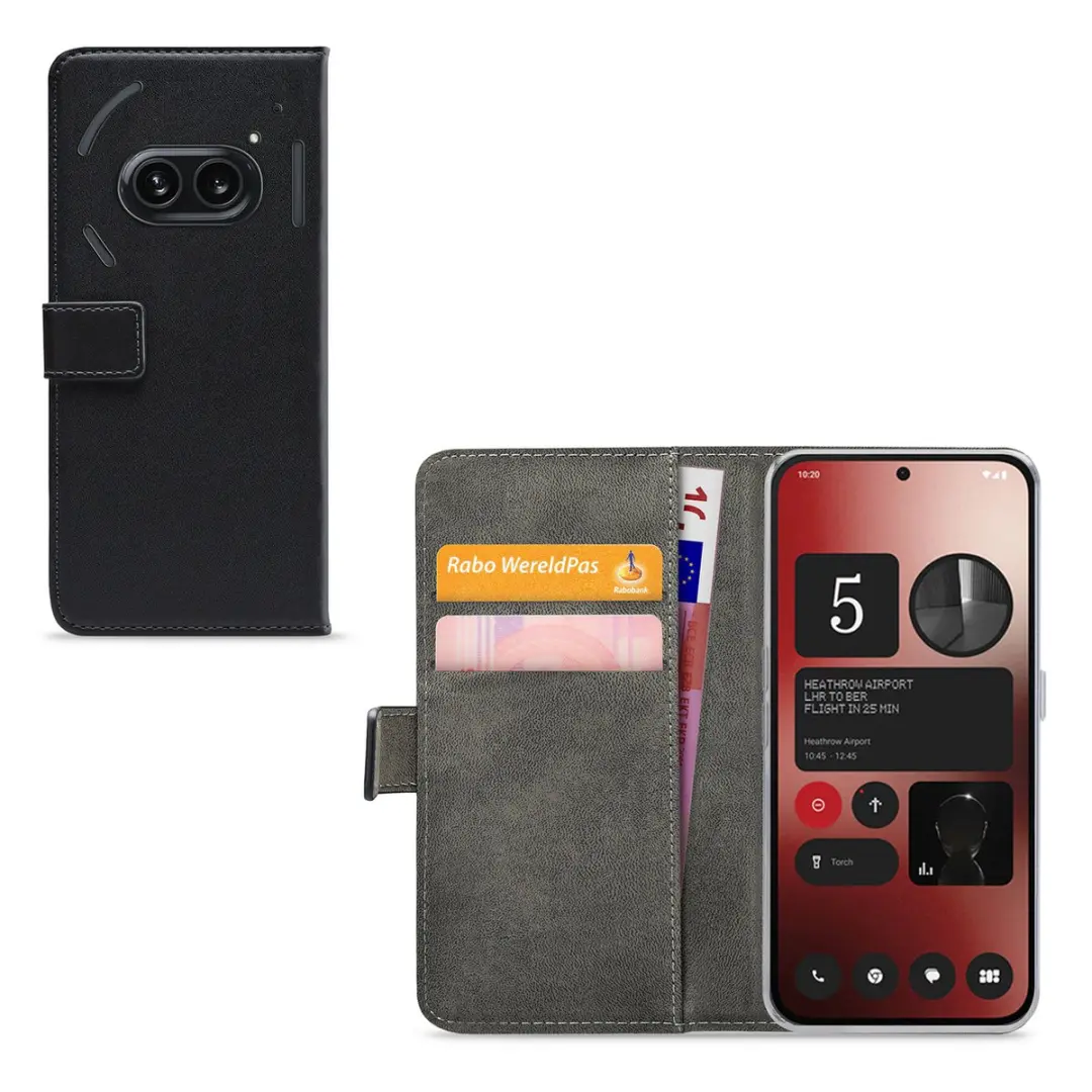 Mobilize Classic Gelly Wallet Nothing Phone (2a) Hoesje - Zwart