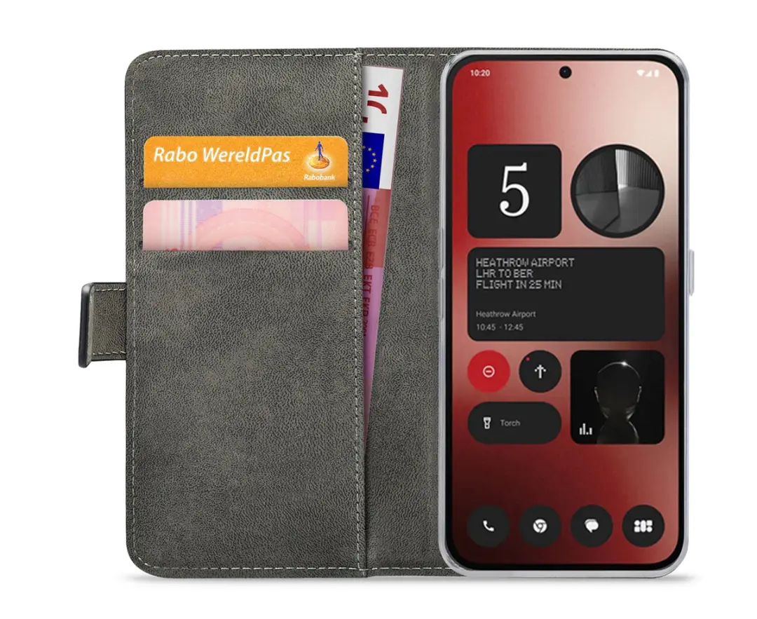 Mobilize Classic Gelly Wallet Nothing Phone (2a) Hoesje - Zwart