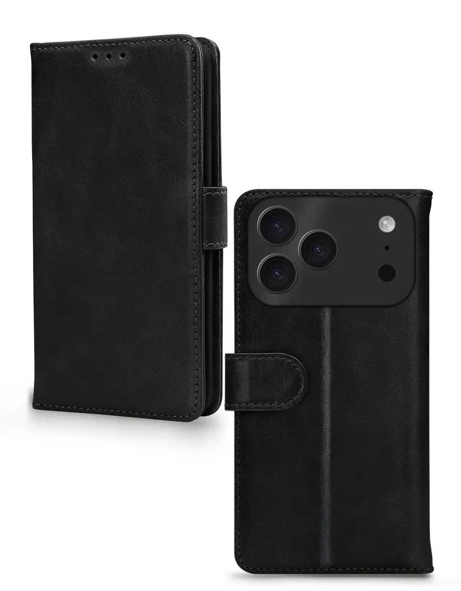 Mobilize Wallet Bookcase iPhone 17 Pro Max - Zwart - MOB-LWB-IPH17PROMAX