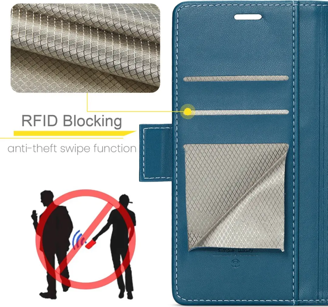 CaseMe Wallet Case OPPO Reno8 Lite 5G - Blauw