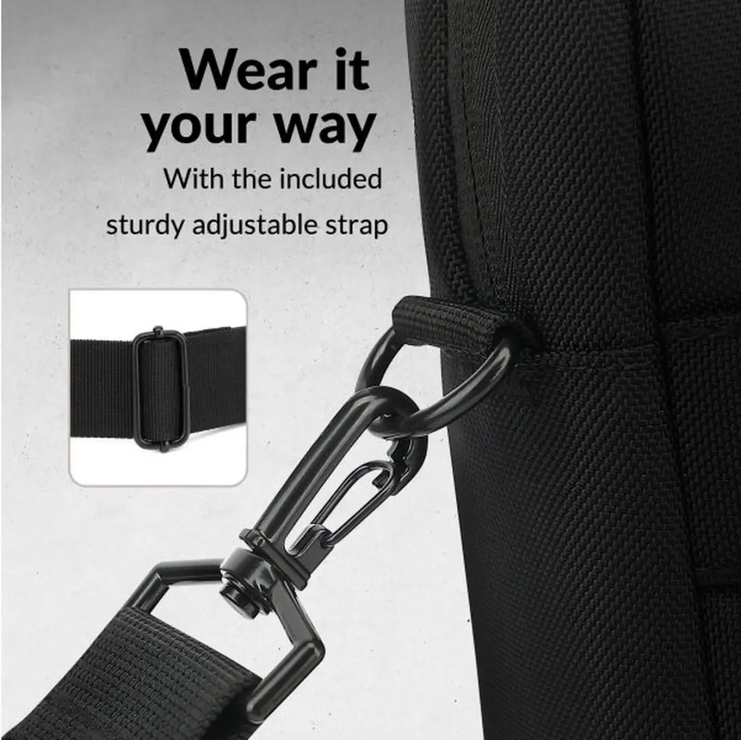 Mobilize Waterresistant Laptophoes 17.3 inch - Zwart