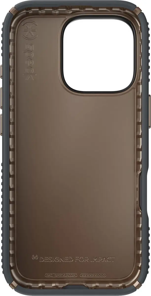 Speck Presidio2 Grip iPhone 16 Pro Hoesje - Grijs - afbeelding 6 van 6
