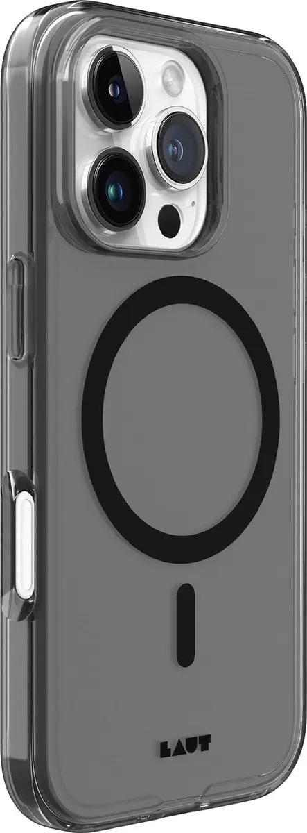 Laut Crystal-M iPhone 16 Pro Hoes - Zwart/Transparant