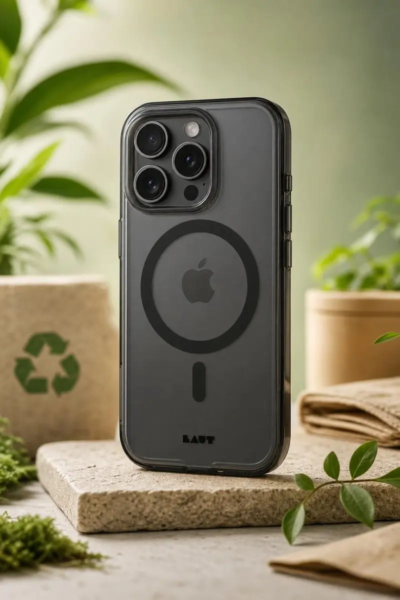Laut Crystal-M iPhone 16 Pro Hoes - Zwart/Transparant
