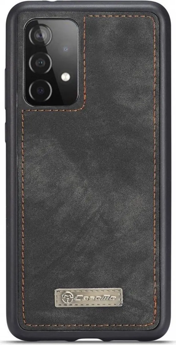 Caseme 008 Book Case Samsung Galaxy A52 - 10 Pasjes - Zwart