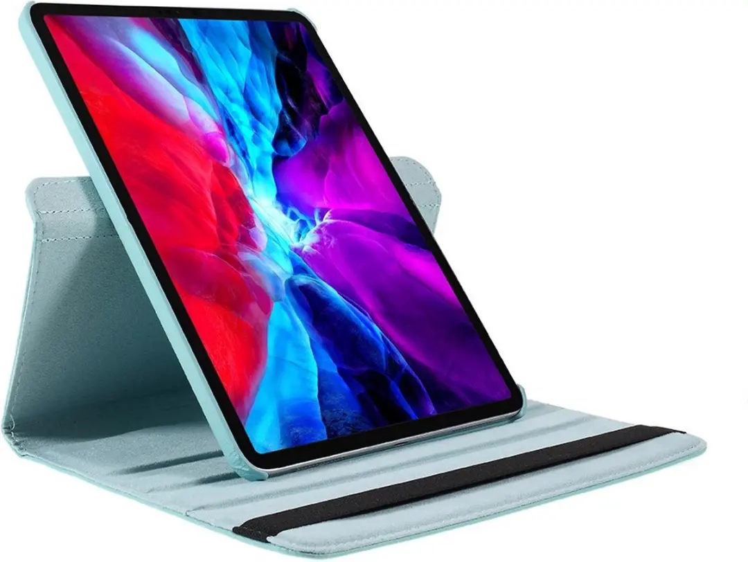 Caseme Tablethoes iPad Air/Pro 11 360° Lichtblauw - afbeelding 6 van 6