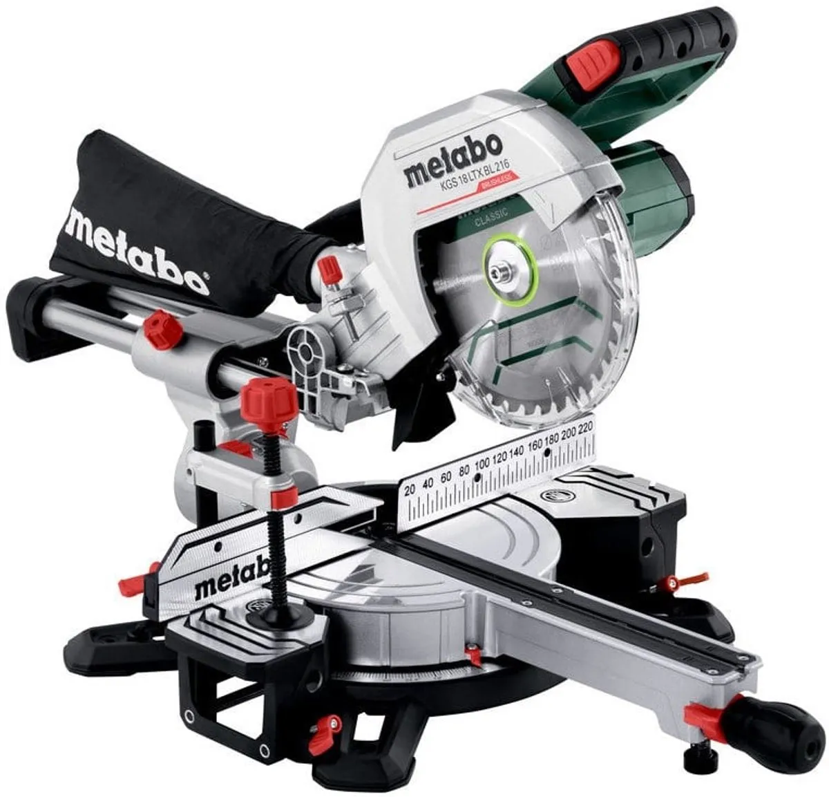 Metabo KGS 18 LTX BL 216 Accu-Afkortzaag 216mm
