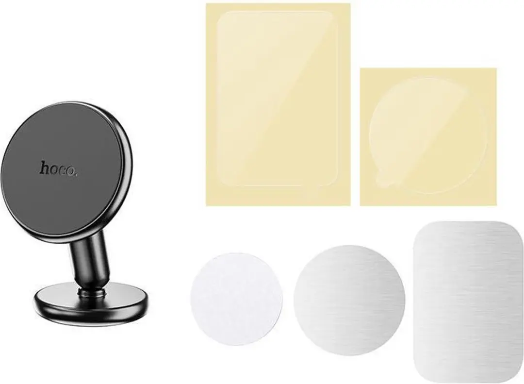 Hoco Magnetische Telefoonhouder Dashboard - Zilver - afbeelding 6 van 6