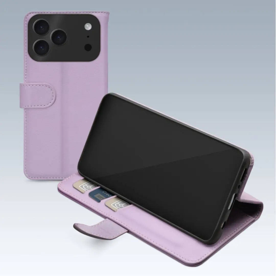 Mobilize Premium Gelly Wallet Book Case MOB-EGWBCPU-IPH17PROMAX - Paars