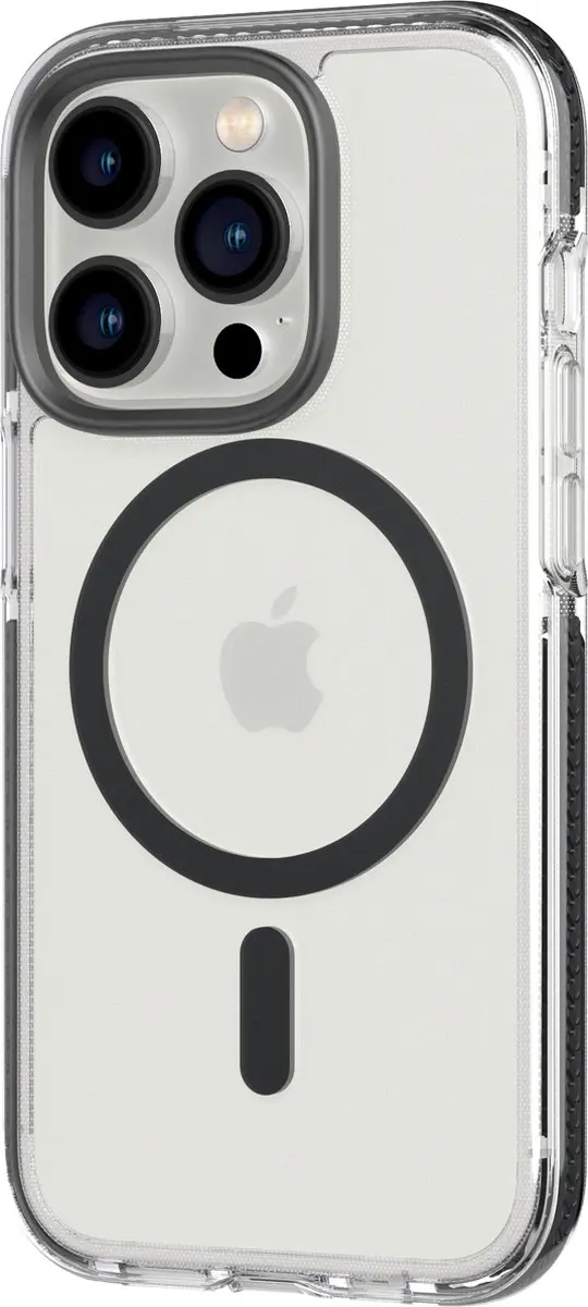 Tech21 Evo Crystal iPhone 14 Pro Hoesje - T21-9712 - Transparant Zwart