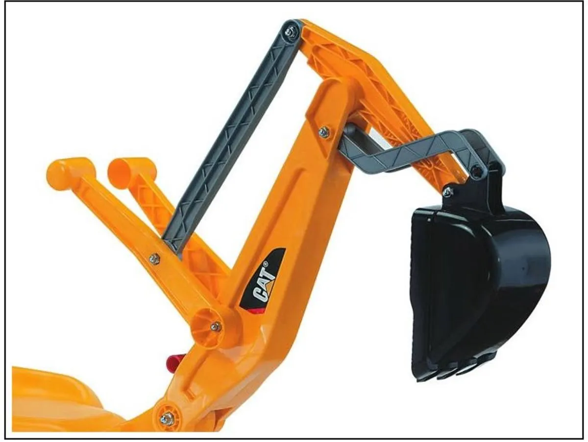 Rolly Toys Digger CAT 42 101 5 - Geel/Zwart