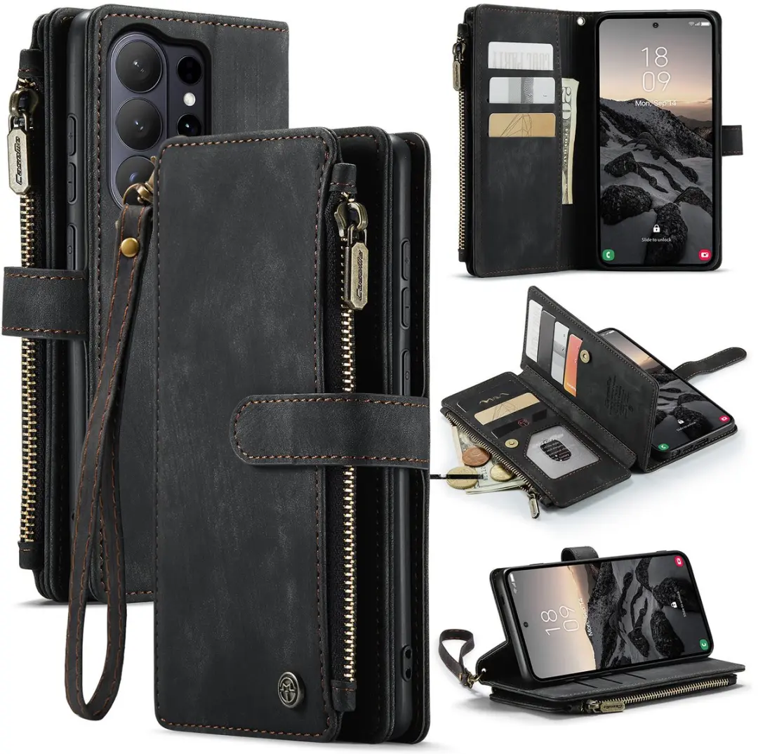 Caseme Samsung Galaxy S26 Ultra PU Hoesje Portemonnee