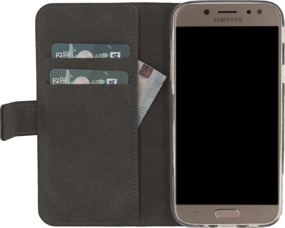Mobilize Classic Gelly Wallet Bookcase Samsung Galaxy J7 (2017) - Zwart