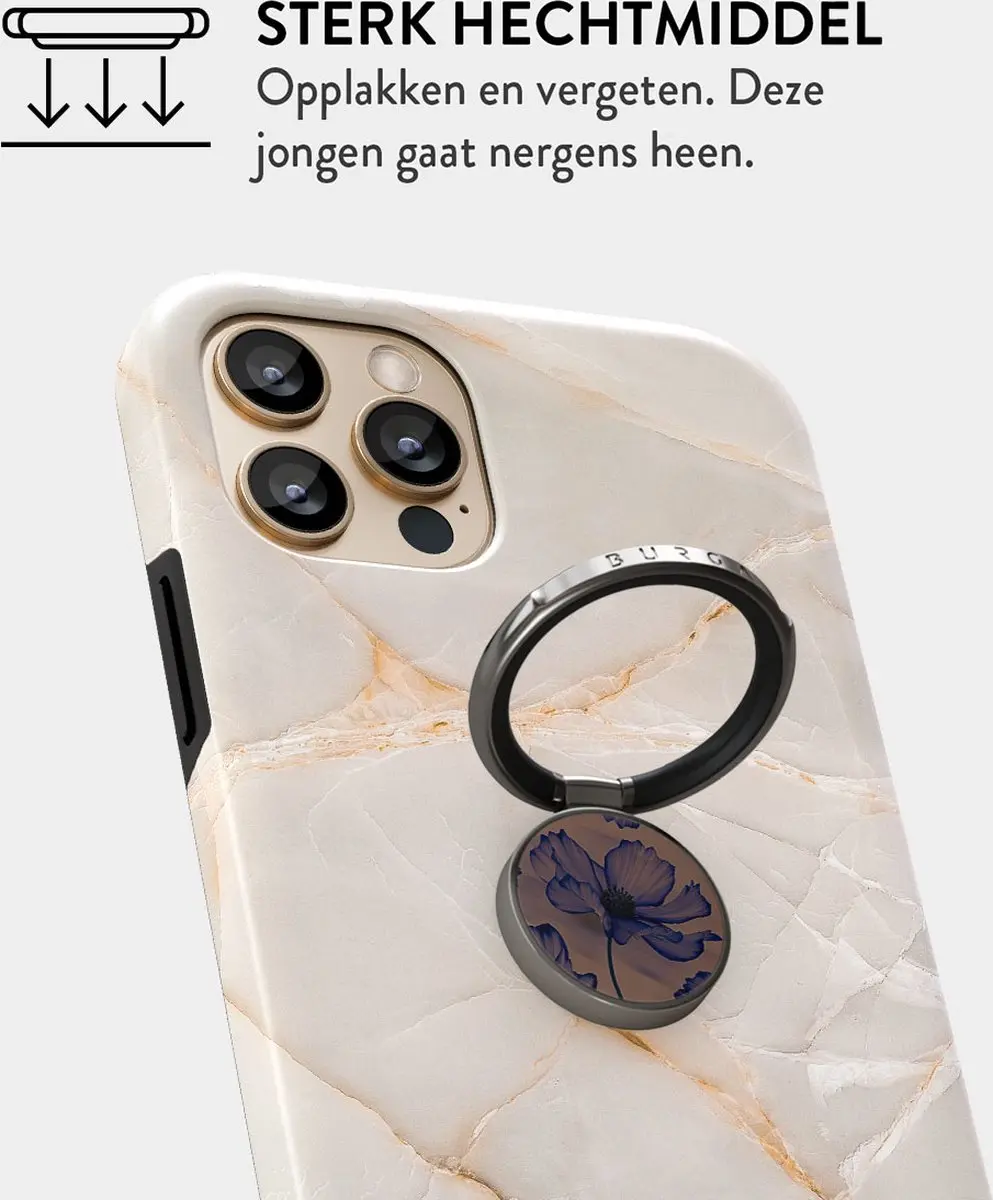 Burga Gunmetal Ringhouder 360° - Velvet Night