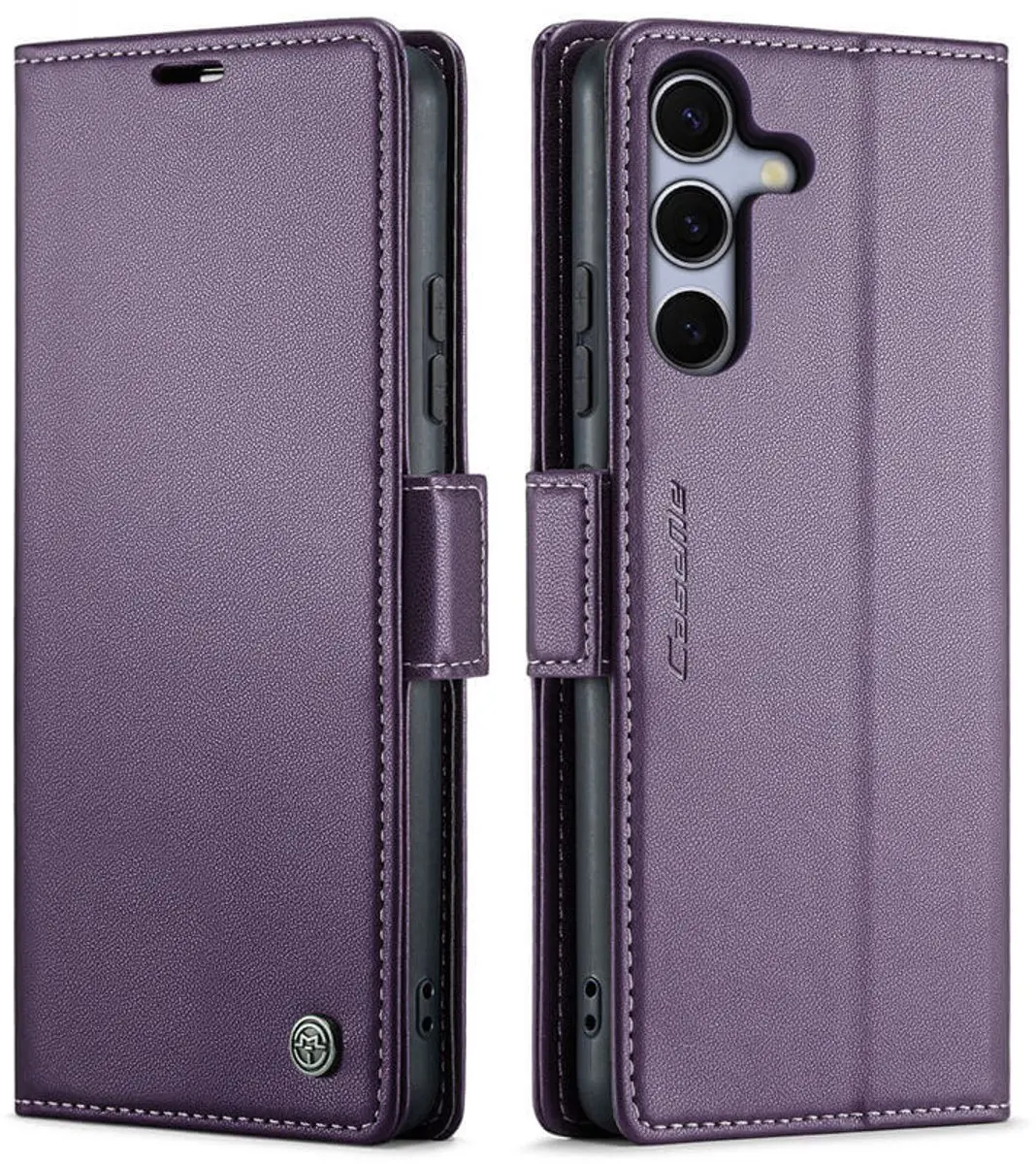 Caseme Wallet Case voor Samsung Galaxy S25/S24 - Paars