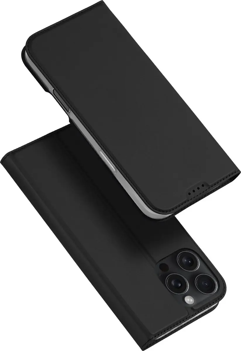 Dux Ducis iPhone 16 Pro Hoesje - Zwart