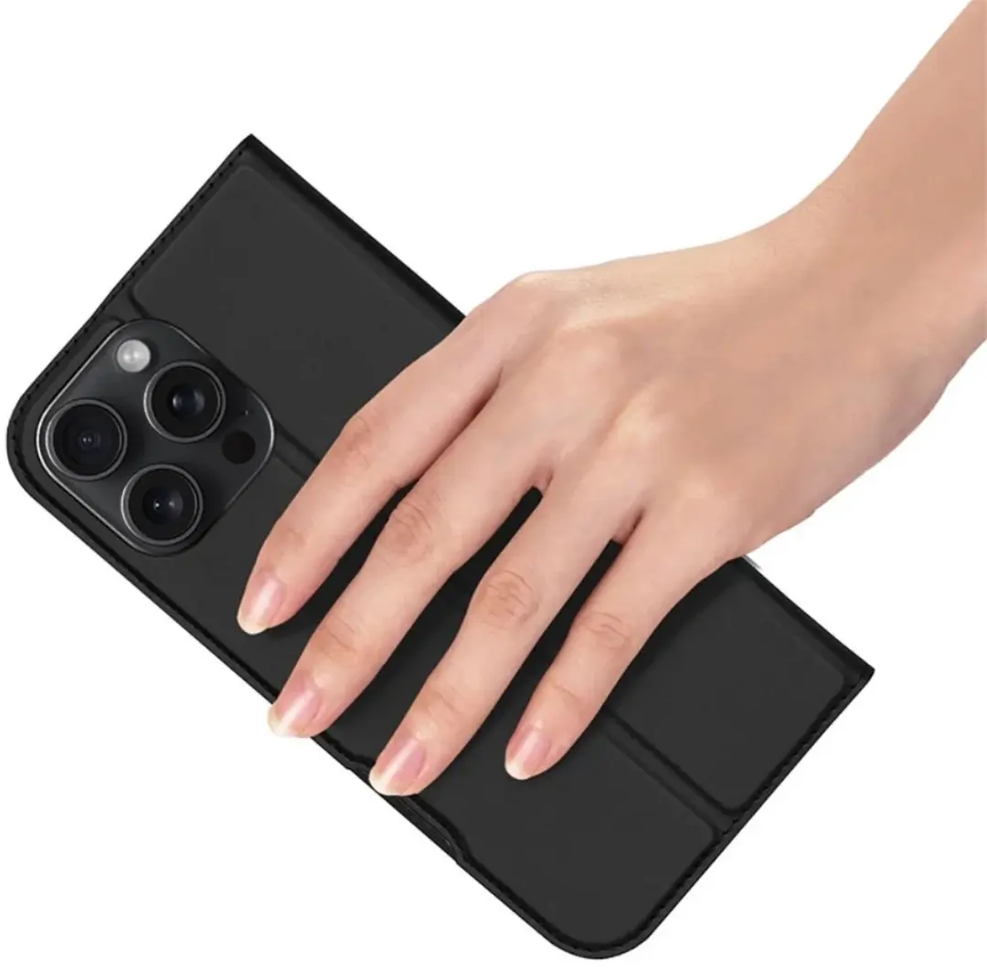 Dux Ducis iPhone 16 Pro Hoesje - Zwart