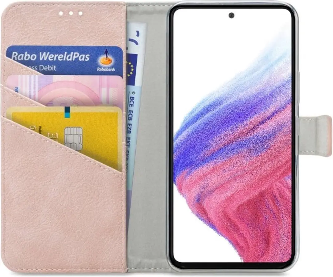 My Style Samsung Galaxy A53 Flex Wallet Hoesje Roze - mpn-8718256964701 - afbeelding 6 van 6