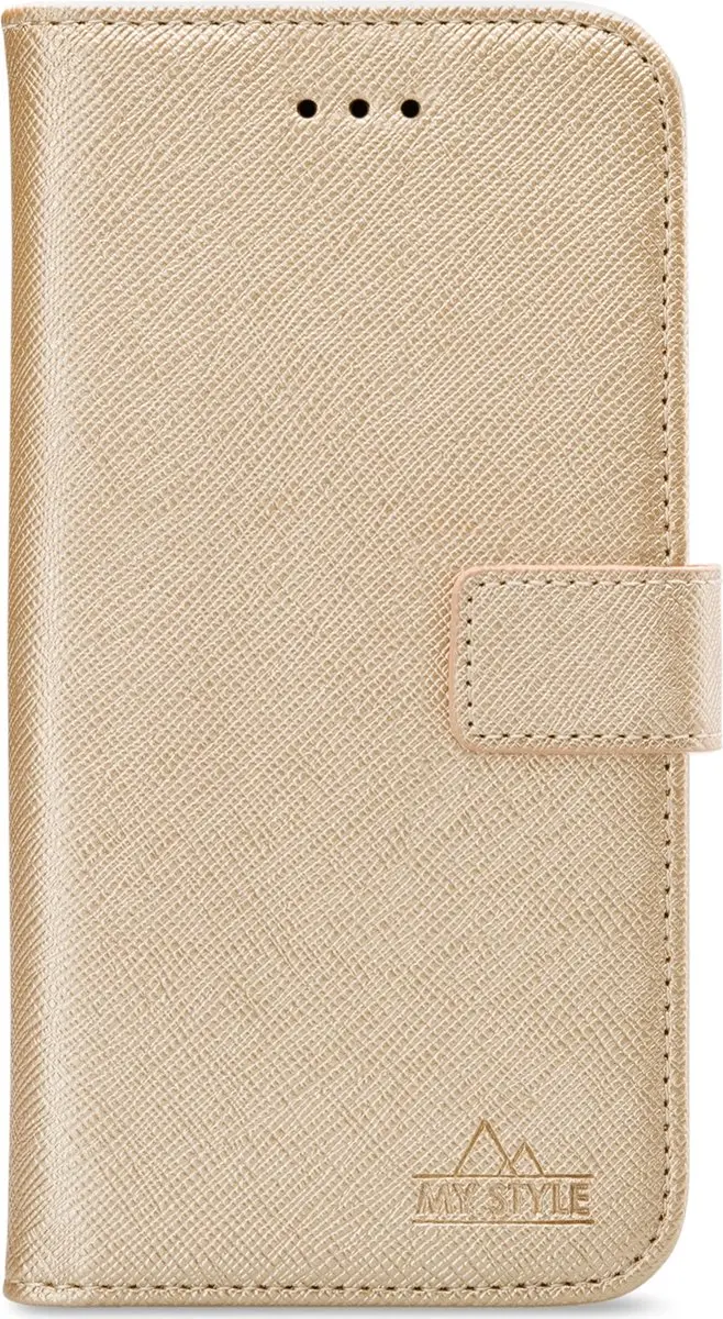My Style Samsung Galaxy S22 Plus Flex Wallet Hoesje - Goud - mpn-8718256962196