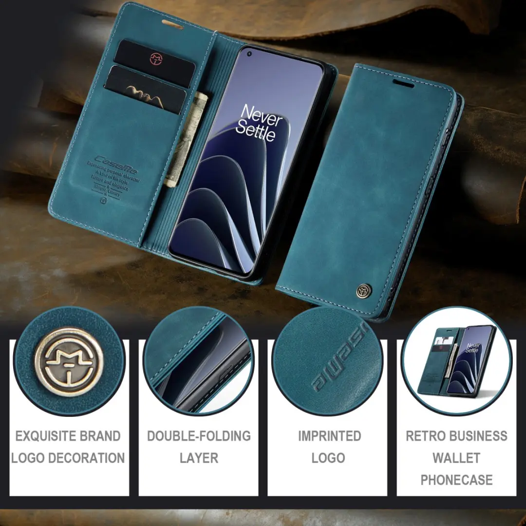 Caseme OnePlus 10 Pro Bookcase Hoesje CSM-35863 - Groen