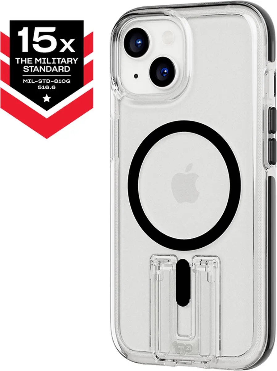 Tech21 Evo Crystal Kick iPhone 15 Hoesje