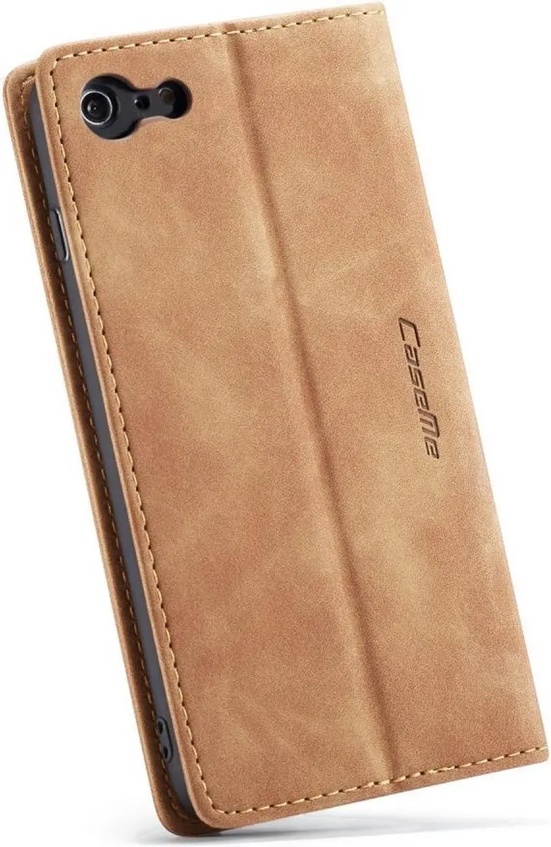 Caseme Book Case iPhone 6/6s - 2 Pasjes - Bruin - afbeelding 6 van 6