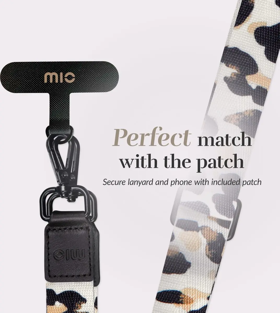 Mobilize Mio Lanyard Verstelbaar - Leopard