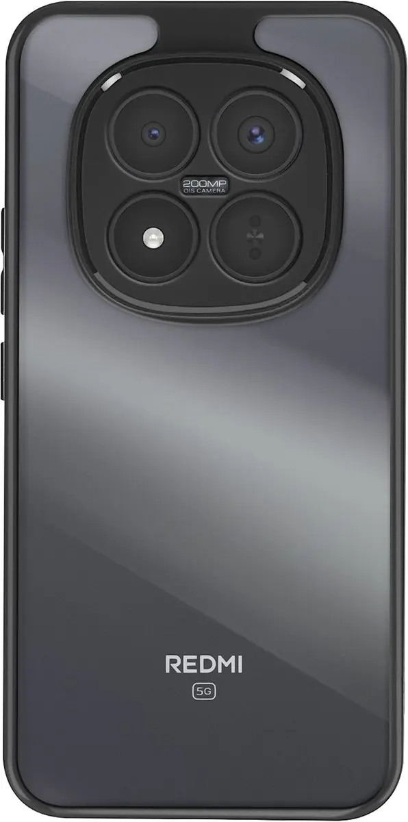 Imak Hoesje Redmi Note 15 Pro Plus 5G - Transparant zwart