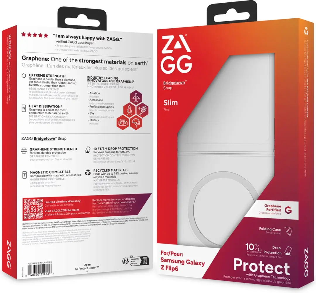 ZAGG Bridgetown Snap Hoesje 702314632 - Transparant - afbeelding 6 van 6
