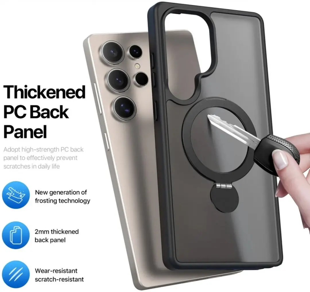 Dux Ducis Yind Magnetic Hoesje Samsung Galaxy S25 Ultra - Zwart