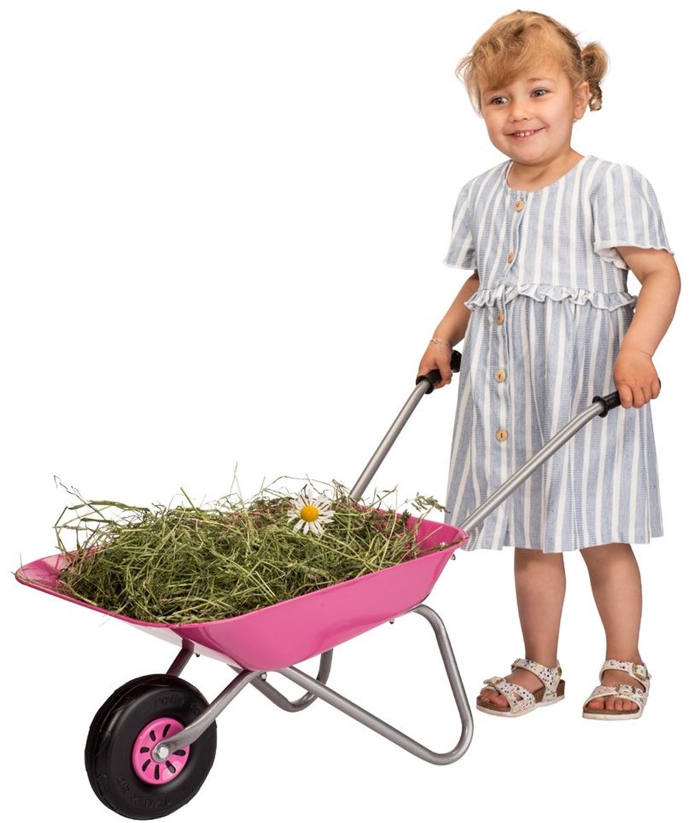 Rolly Toys Kruiwagen Metaal Roze