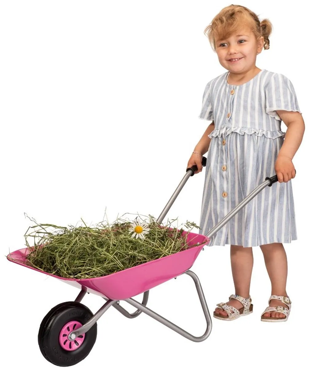 Rolly Toys Kruiwagen Metaal Roze