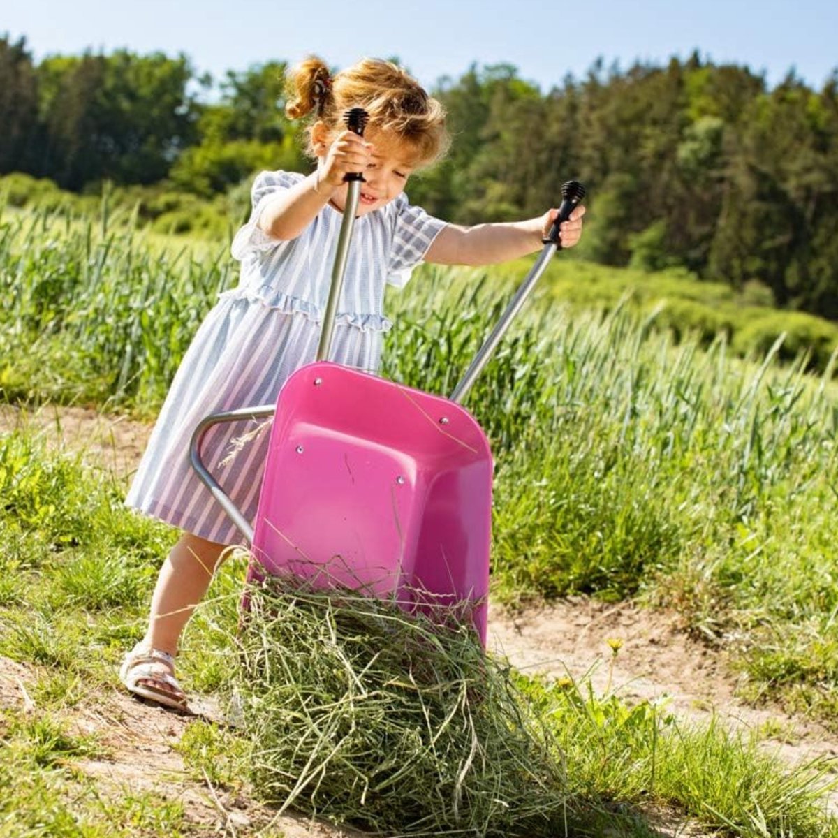 Rolly Toys Kruiwagen Metaal Roze