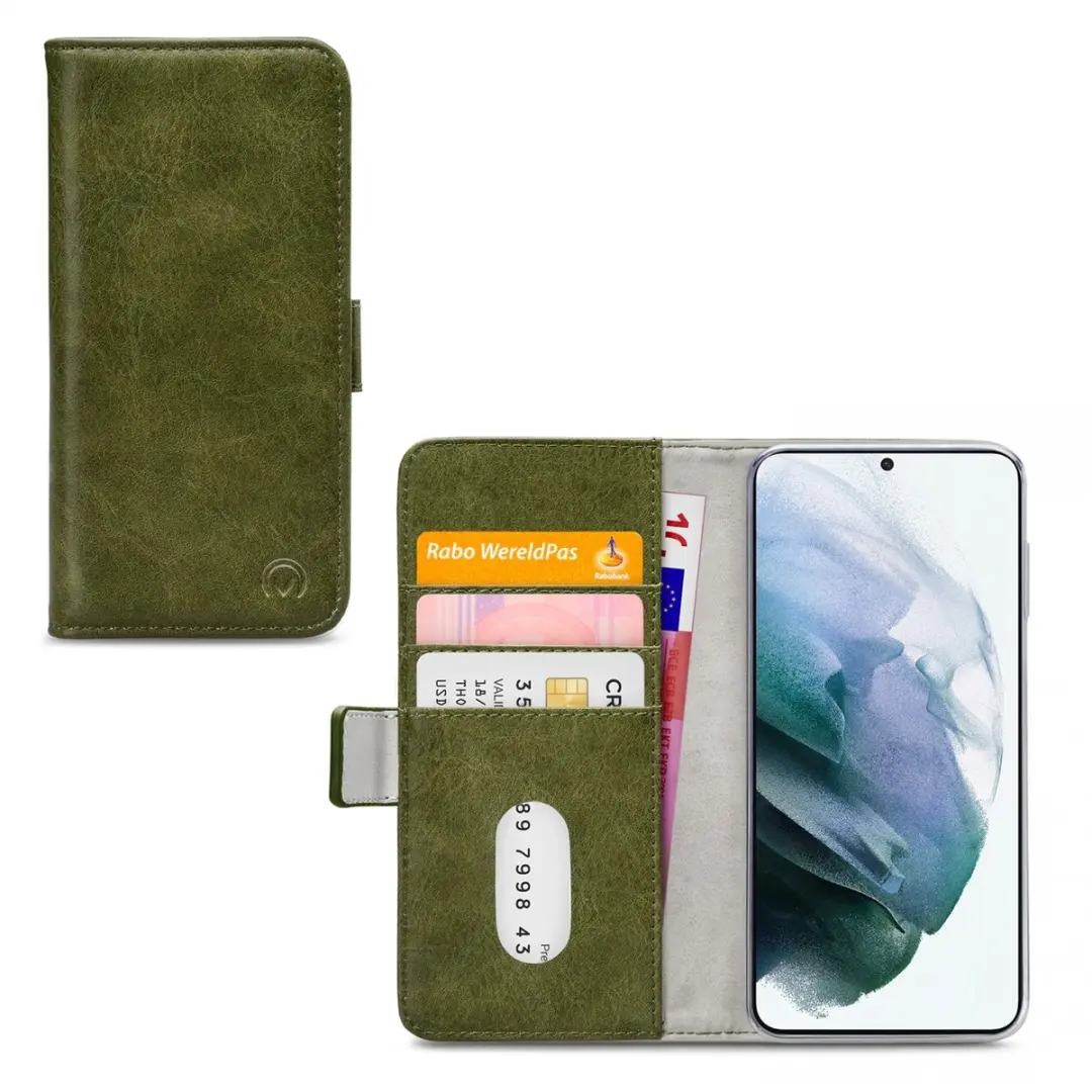 Mobilize Elite Gelly Bookcase Portemonnee Galaxy S21 Plus - Groen