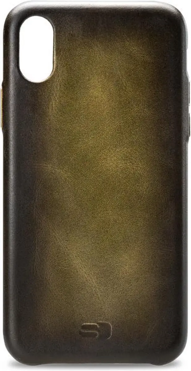 Senza Desire Leather Cover Apple iPhone XR - Burned Olive - LEACVR1063