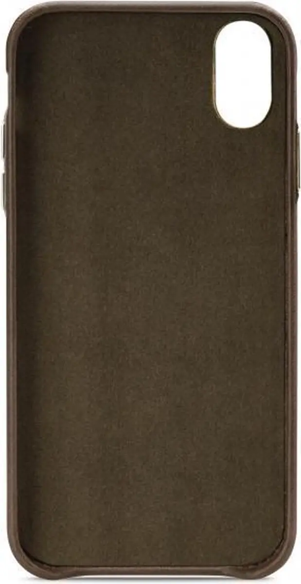 Senza Desire Leather Cover Apple iPhone XR - Burned Olive - LEACVR1063