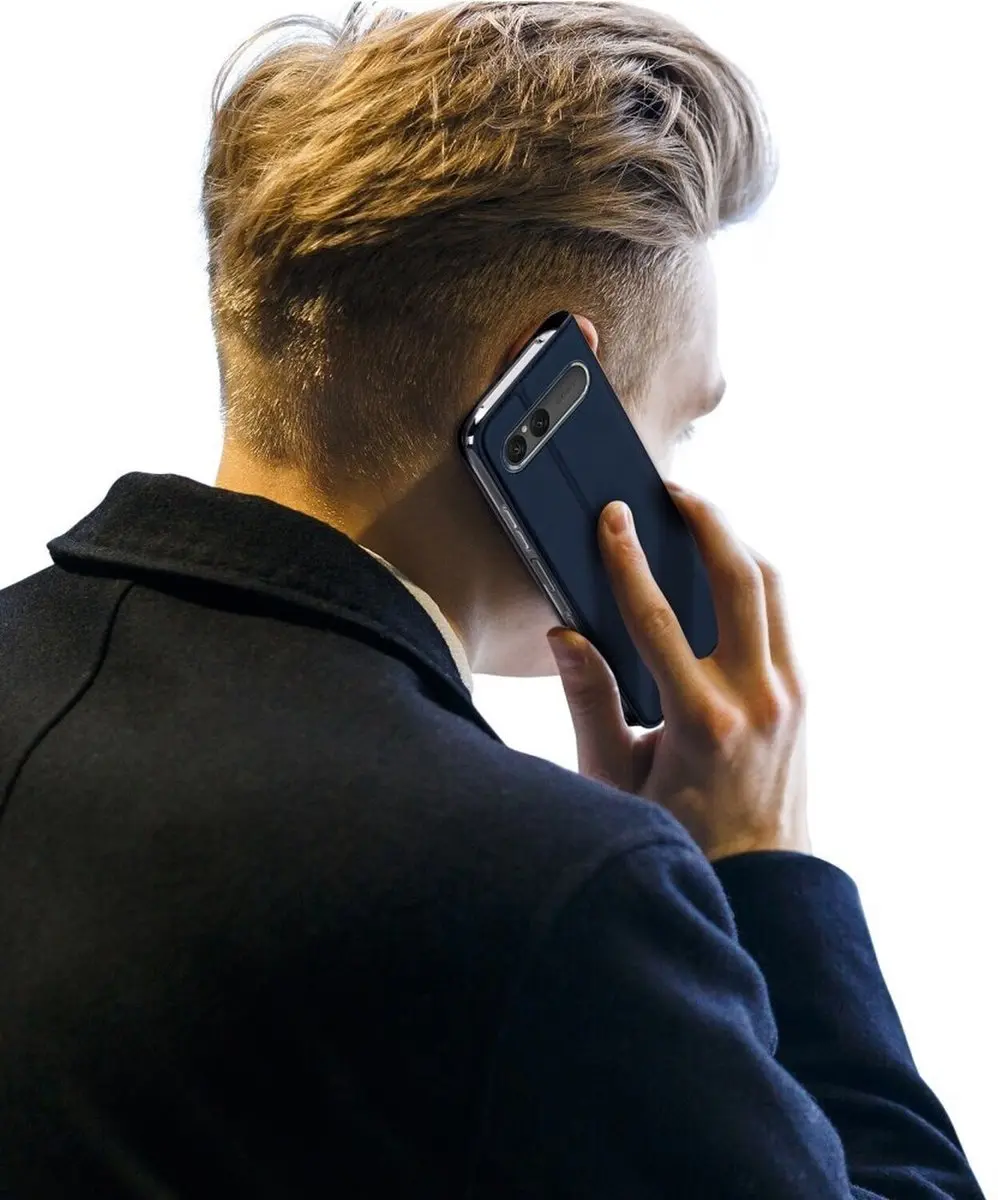 Dux Ducis Skin Pro Hoesje Sony Xperia 10 VII - Blauw