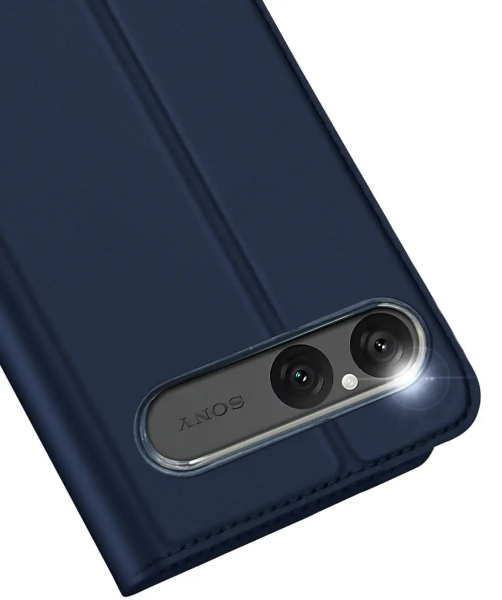Dux Ducis Skin Pro Hoesje Sony Xperia 10 VII - Blauw - afbeelding 6 van 6