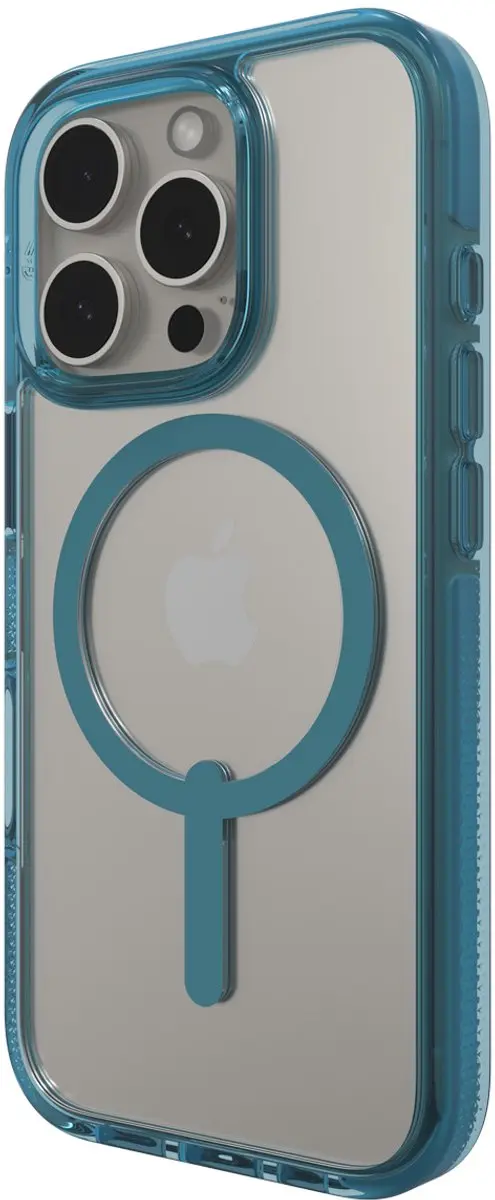 ZAGG Santa Cruz Snap Mag iPhone 16 Pro Hoesje - retro blue - 702315060