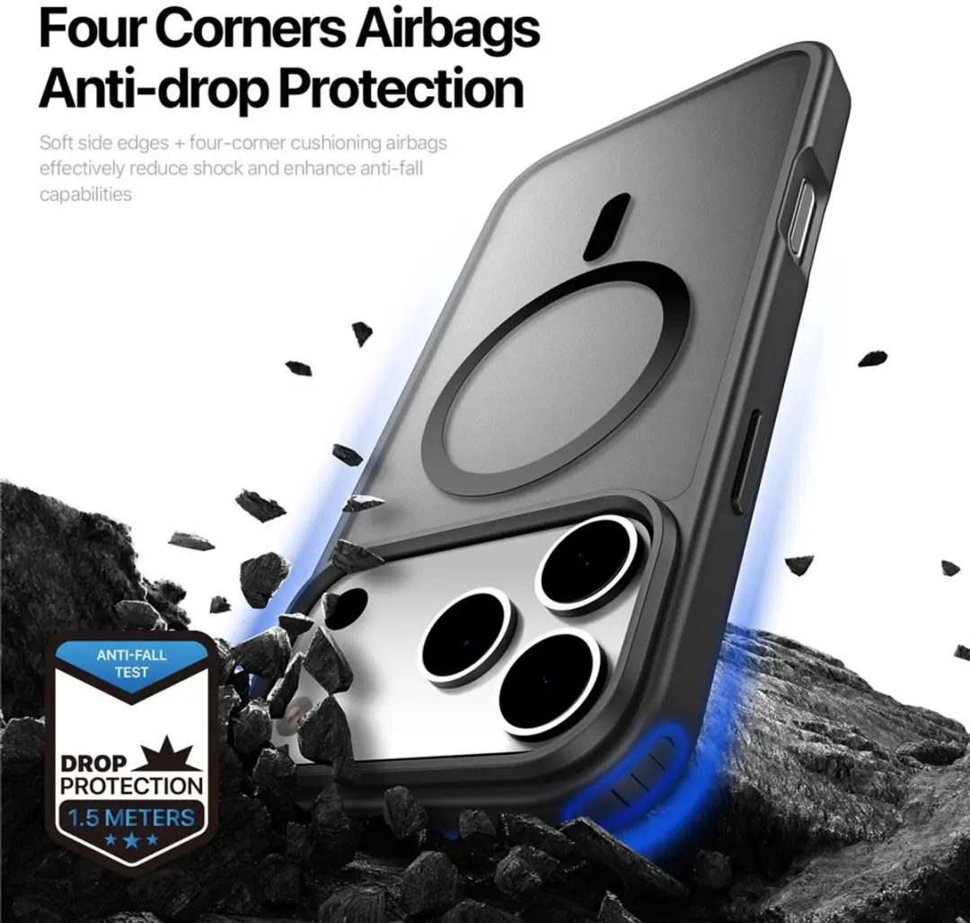 Dux Ducis Yind iPhone 17 Pro Max Hoesje - Zwart - MPN 8721389801263