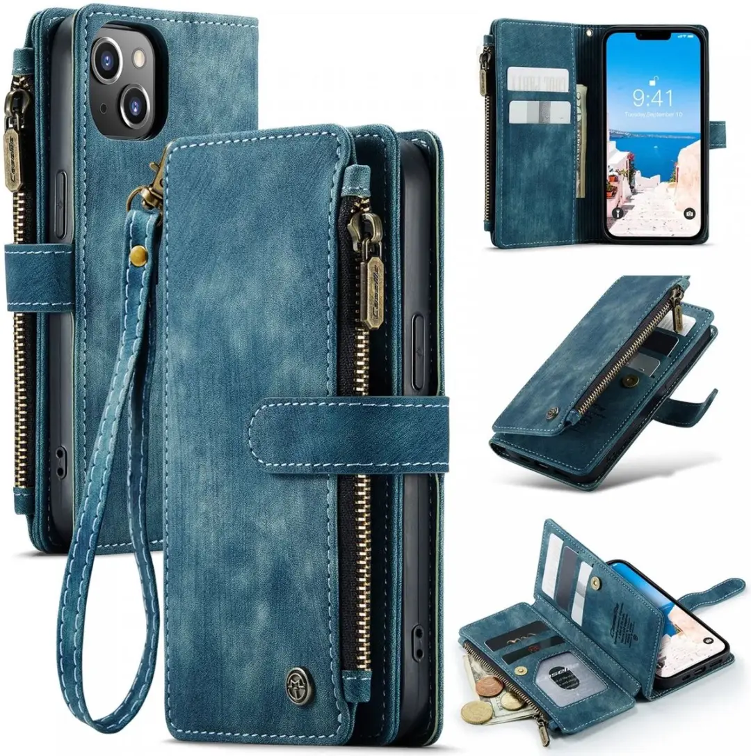 Caseme C30 Hoesje iPhone 14 - Blauw