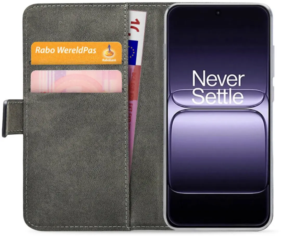 Mobilize Classic Gelly Wallet Bookcase OnePlus 15 - Pasjeshouder Zwart