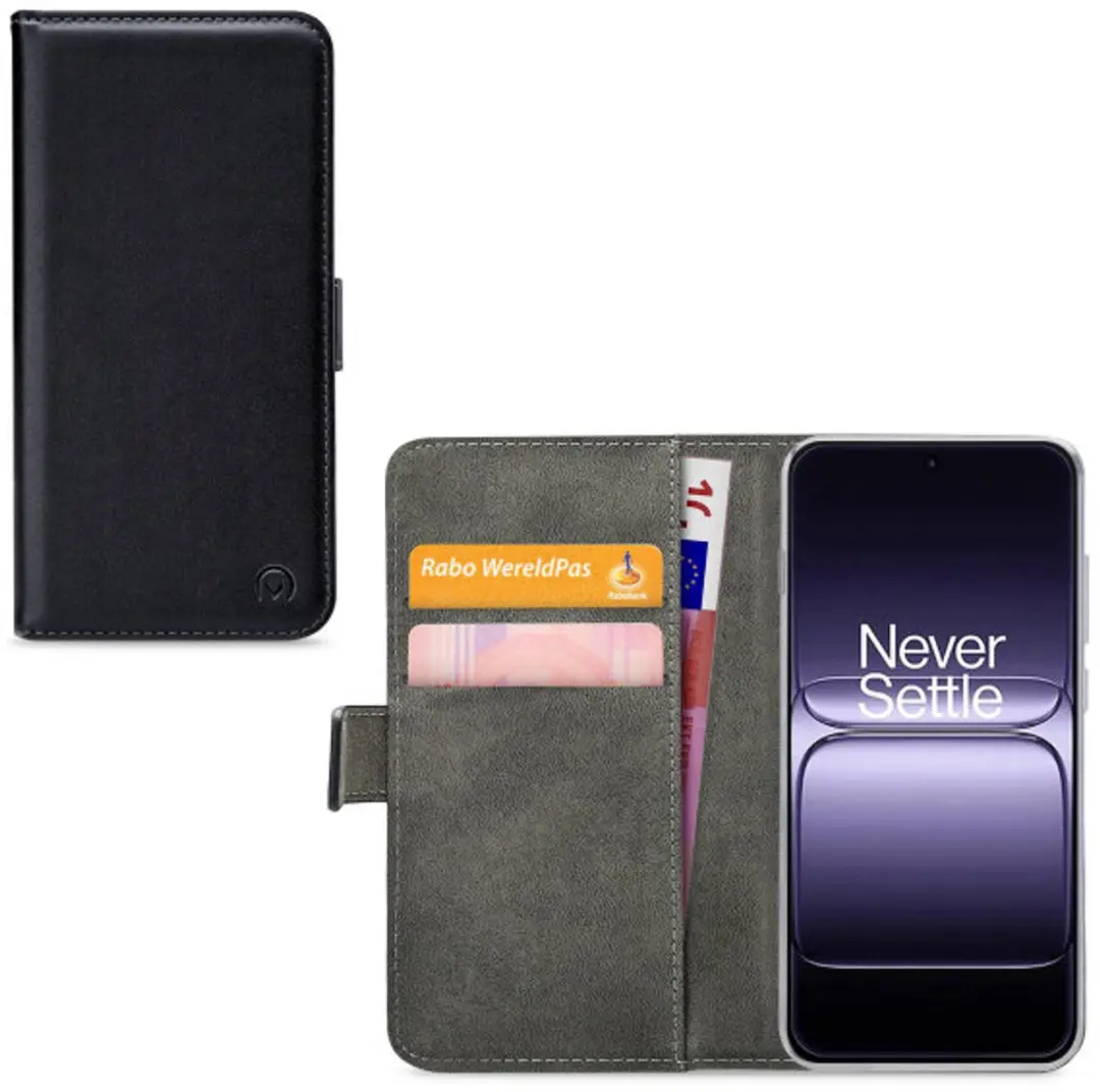 Mobilize Classic Gelly Wallet Bookcase OnePlus 15 - Pasjeshouder Zwart
