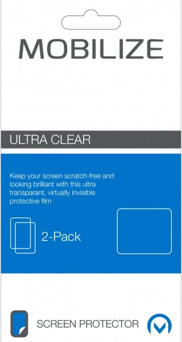 Mobilize Screenprotector Folie - Universeel 2 Stuks