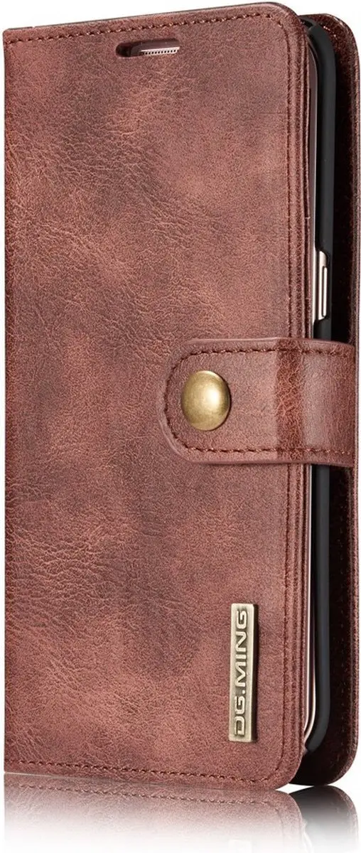 DG.MING Hoesje Samsung Galaxy S7 Edge 2-in-1 Book Case - Rood - afbeelding 6 van 6